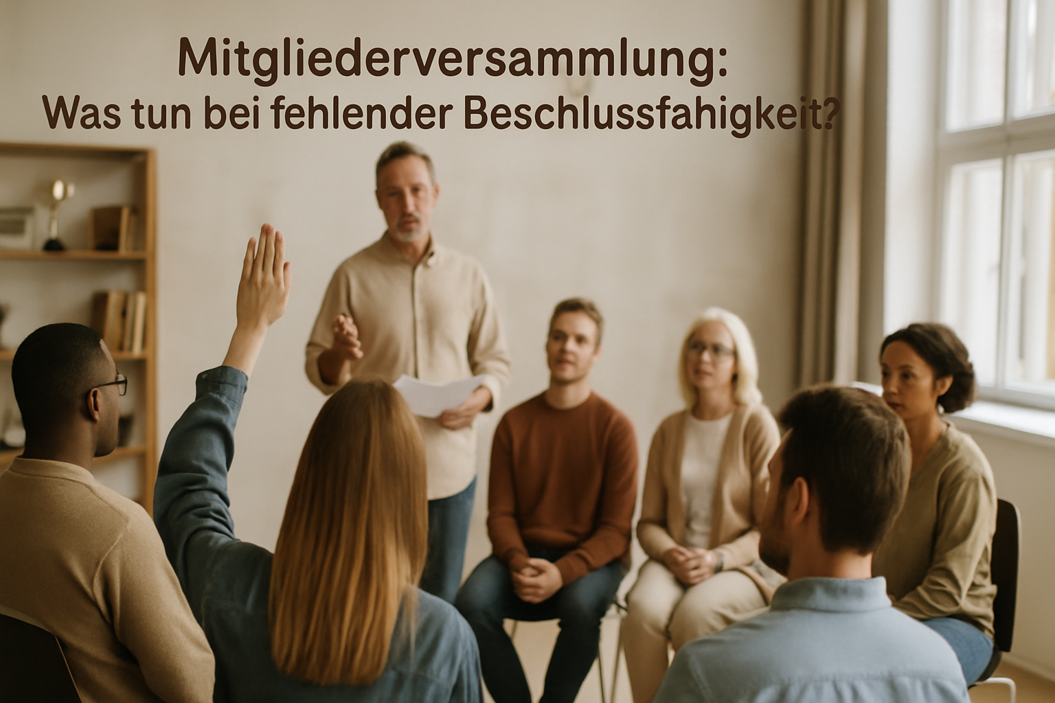 Mitgliederversammlung: Was tun bei fehlender Beschlussfähigkeit?